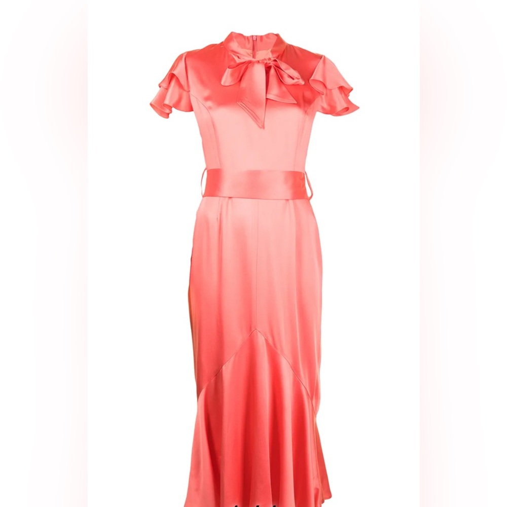 NWT elegant Goat couture peach maxi dress. Absolutely stunning* - Picture 1 of 6